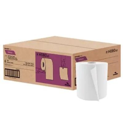 Roll Paper Towel 7.9IN X800FT 1PLY White 1.9IN Core Diameter 6/Case