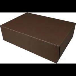Cake Box 1/2 Size 19X0X4 IN Chocolate Lock Corner 1-Piece 50/Case