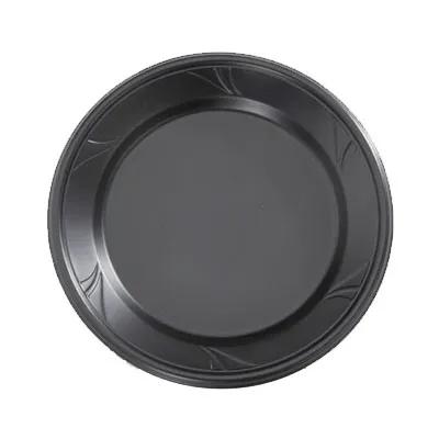 WNA Finesse Plate 10.25 IN PP Black Round 400/Case