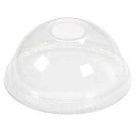 Lid Dome PET Clear For 12-24 OZ Bowl With Hole 1000/Case