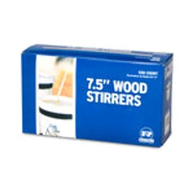 Stirrer 7.5 IN Wood 500 Count/Pack 10 Packs/Case 5000 Count/Case