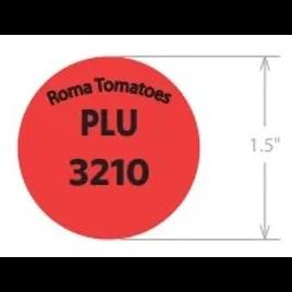 032 Roma Tomatoes Label Red Black Semi-Gloss 500/Roll