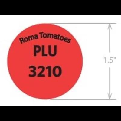 032 Roma Tomatoes Label Red Black Semi-Gloss 500/Roll