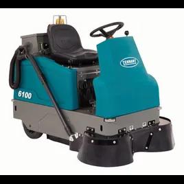 Floor Sweeper 30IN Ride-On Dust Control Battery Sub-Compact 1/Each