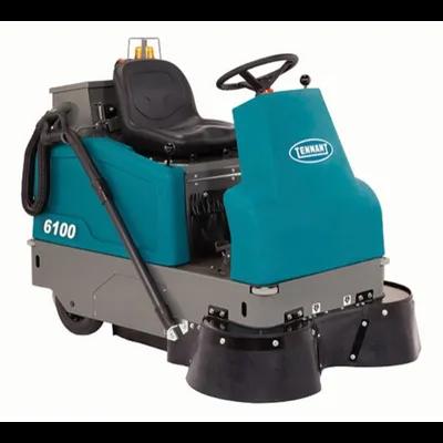 Floor Sweeper 30IN Ride-On Dust Control Battery Sub-Compact 1/Each