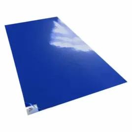 Tacky Traxx® Entrance Mat 36X24 IN Blue Economy 30 Count/Pack 4 Packs/Case
