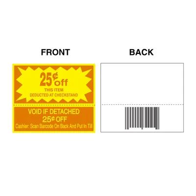 Gotts Grocery .25 Coupon Label UPC 250/Roll