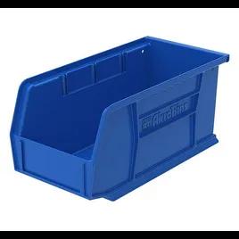 AkroBins Storage Bin 10.88X5.5X5 IN 30 LB Blue Hanging Stackable 12 Count/Case