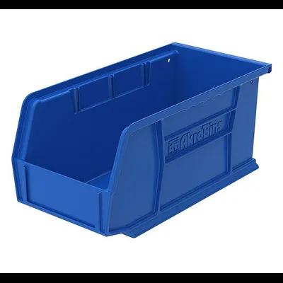 AkroBins Storage Bin 10.88X5.5X5 IN 30 LB Blue Hanging Stackable 12 Count/Case