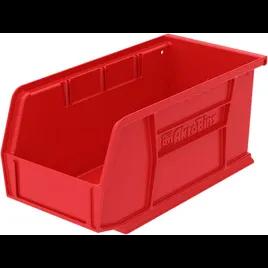 AkroBins Storage Bin 10.88X5.5X5 IN 30 LB Red Hanging Stackable 12 Count/Case