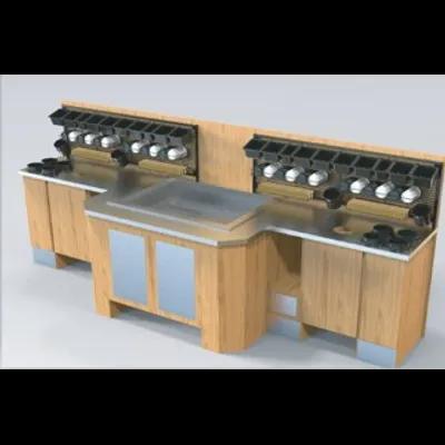 Coffee Condiment Rack 144 IN Black 1/Case