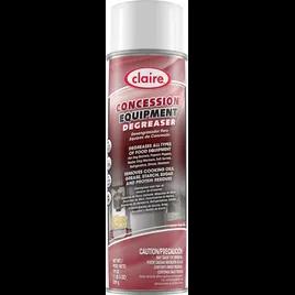 Claire Floral Concession Equipment Degreaser 19 FLOZ Multi Surface Aerosol 12/Case