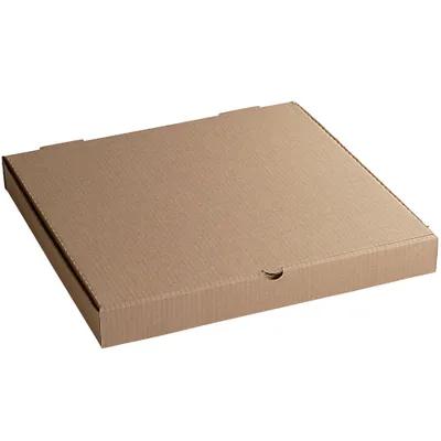 Pizza Box 10X10X1.63 IN Corrugated Cardboard Kraft/Kraft Plain B-Flute 50/Bundle