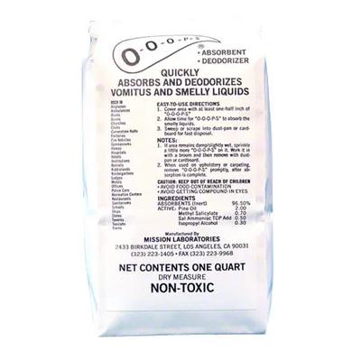 Ooops Vomit Clean Sweep Absorbent 12 OZ Non Toxic 24/Case