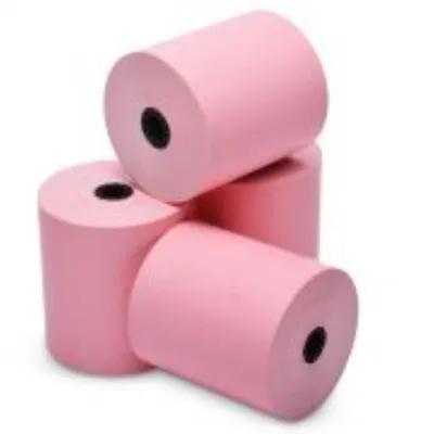 Thermal Paper 3.125IN X220FT Pink Roll 50/Case