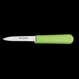 Sani-Safe Paring Knife 3.25 IN Green Cooks Style 1/Each