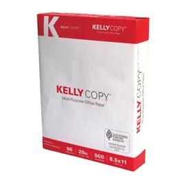 Kelly Copy Paper 11X8.5 IN White 500 Count/Pack 10 Packs/Case