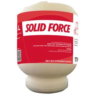 Solid Force Dishmachine Detergent 9 LB Solid 4/Case