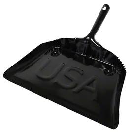 Dust Pan 12 IN Black Metal 1/Each