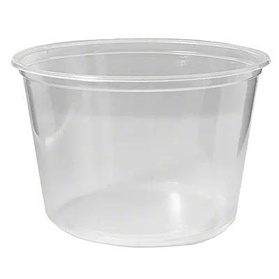 Deli Container Base 16 OZ PP Clear 500/Case