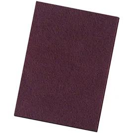 Cleaning Pad 9X6 IN Maroon Nylon All Purpose 20/Case