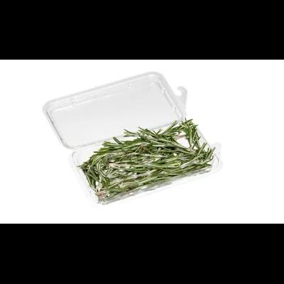 Herb Produce Tray Hinged 0.75 OZ RPET Clear 500/Case