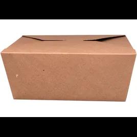 #8 Take-Out Box Fold-Top Kraft 300/Case