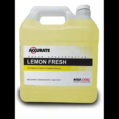 Acculogic Lemon Fresh All Purpose Cleaner 1.5 GAL 1/Case