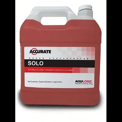 Acculogic Solo Dishmachine Detergent 1.5 GAL 1/Case