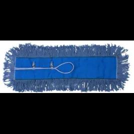 Dust Mop 5X24 IN Blue Cotton Polyester Blend 4PLY 1/Each