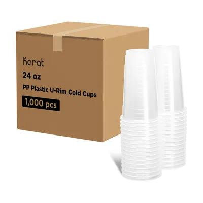 Karat® Cold Cup 24 FLOZ PP Translucent 1000/Case