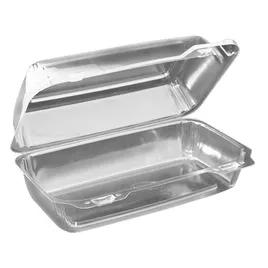 Take-Out Container Hinged 9 IN Clear Oblong 150/Case