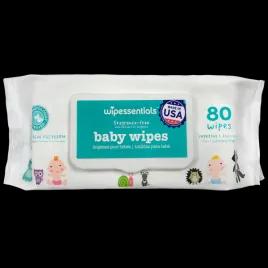 Baby Wipe Unscented 80 Sheets/Pack 12 Packs/Case 960 Count/Case