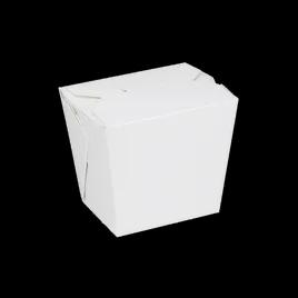 Food Pail White Plain 50 Count/Pack 9 Packs/Case