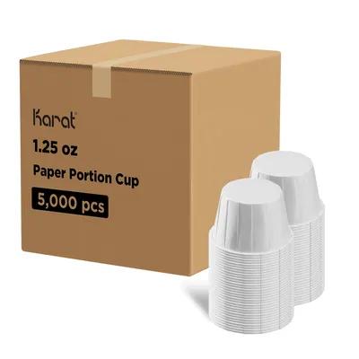 Souffle & Portion Cup 1.25 OZ Paper White 5000/Case
