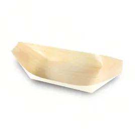 Food Tray 8 IN Wood Boat 500/Case