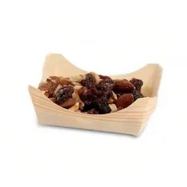 Food Tray 3X3 IN Wood Boat 500/Case