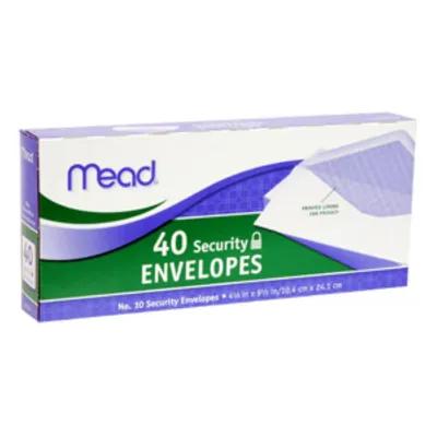 Envelope Security #10 40 Count/Pack 24 Packs/Case 960 Count/Case