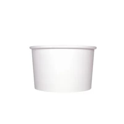 Karat® Food Container Base 20 FLOZ Double Wall Poly-Coated Paper White Poly Coated Inside 600/Case