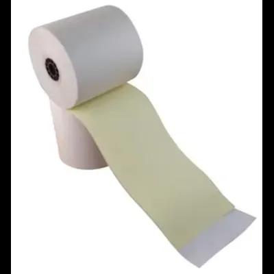 Register Tape Bond Paper 3IN X190FT Canary Roll 50/Case