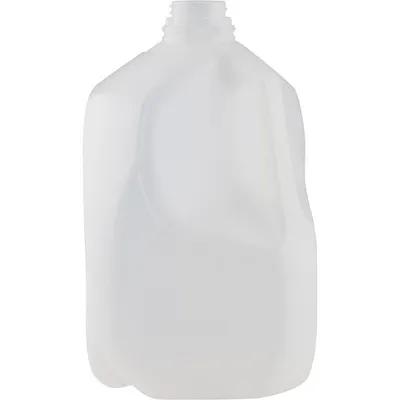 Juice Bottle 1 GAL HDPE Natural Square Plain With Handle 48/Case