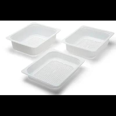 Tray Deep Ribbed White 156/Case