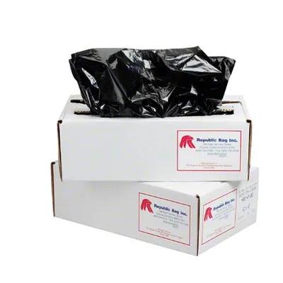 Liner 36X58 IN 55 GAL Black LDPE 1.2MIL Flat Seal Flat Pack 100/Case