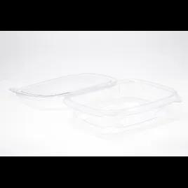 Deli Container Hinged With Flat Lid 8 OZ RPET Clear 100 Count/Pack 2 Packs/Case 200 Count/Case