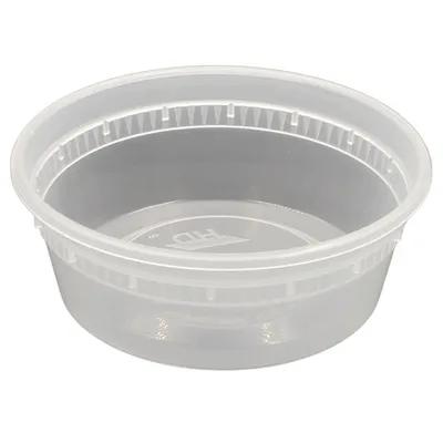 Soup Deli Container 8 OZ Translucent Heavy Duty 500/Case