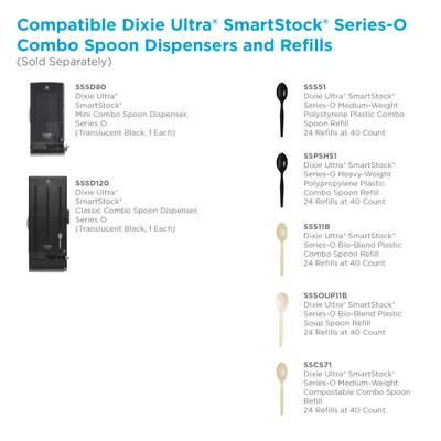 Dixie® Ultra SmartStock® Dispenser Spoon Black 960/Case