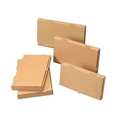 Pizza Box 16X9X1.5 IN Corrugated Cardboard Kraft/Kraft Plain B-Flute 50/Case