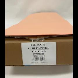 Platter Steak & Butcher Paper Sheets 10X29 IN 65LB Heavy Pink 500/Case