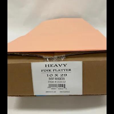 Platter Steak & Butcher Paper Sheets 10X29 IN 65LB Heavy Pink 500/Case