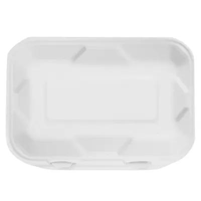 Karat® Hoagie & Sub Take-Out Container Hinged 9X6 IN Sugarcane 200/Case